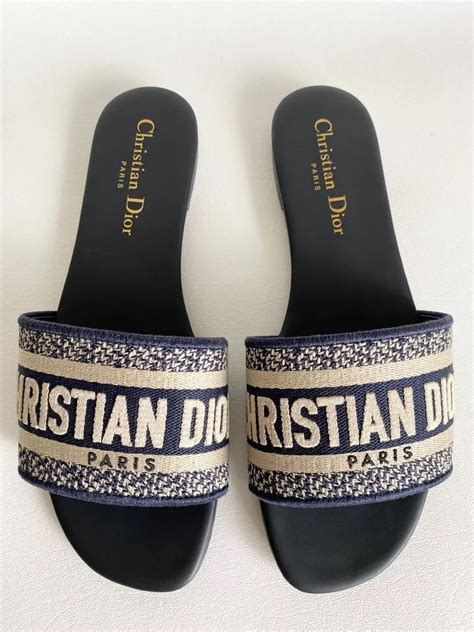 dior dway heeled mule|christian dior heeled slide.